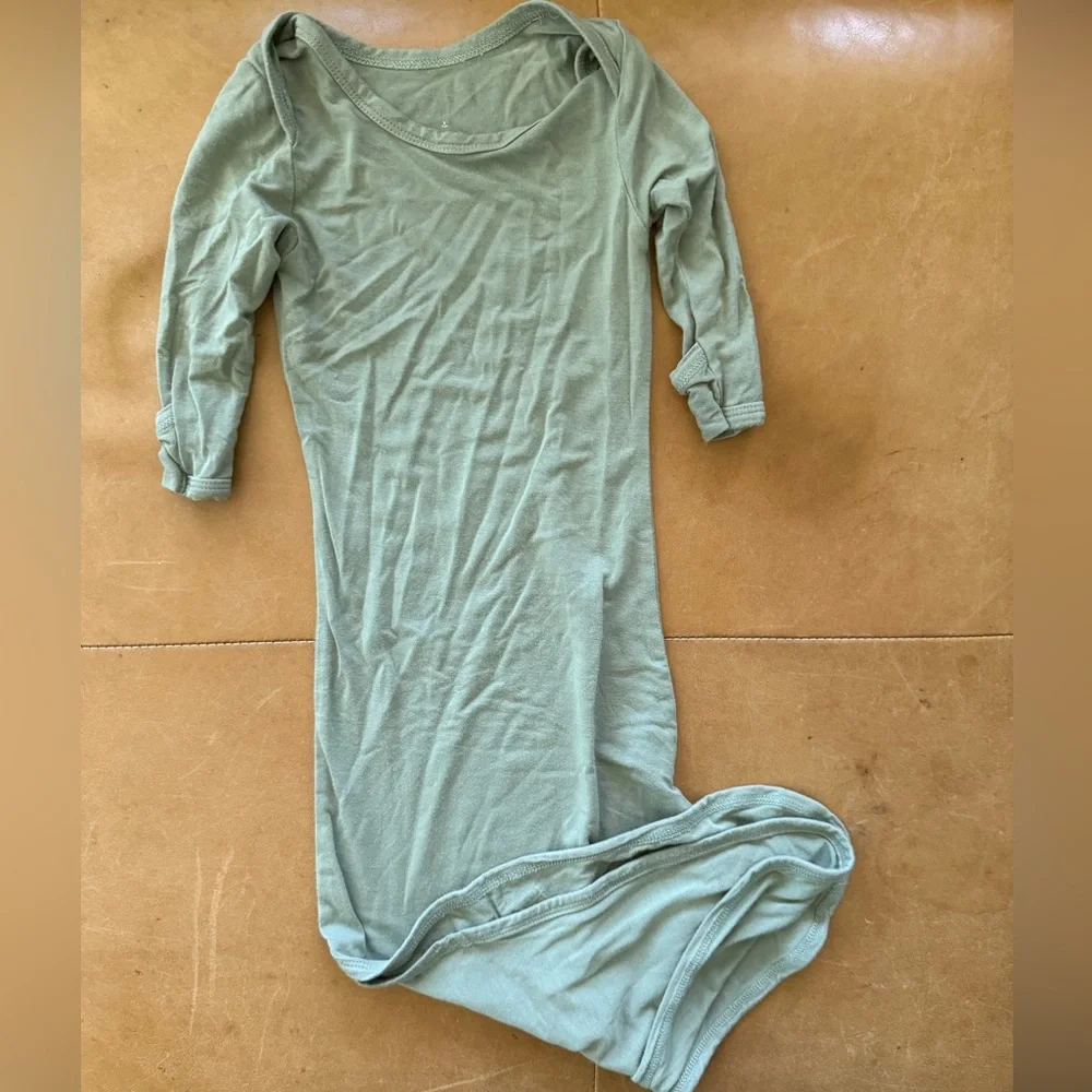 Kids' Soft Sage Green Nightgown - Comfort Sleepwear